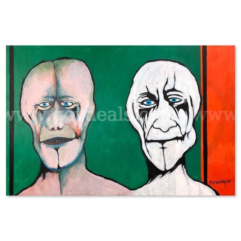 Milton Berwin (1925-2023), "Untitled" Original Fine Art