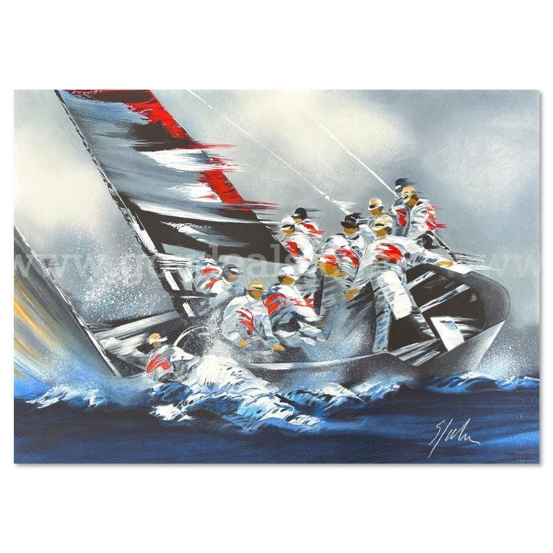 Victor Spahn, "America's Cup - Alinghi" Limited Edition Fine Art