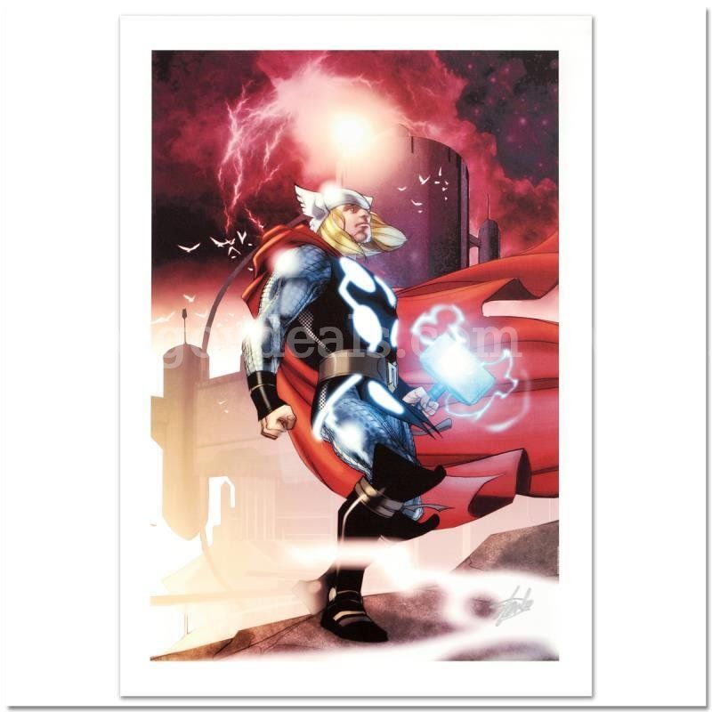 Stan Lee Signed, "Thor #615" Limited Edition Fine Art