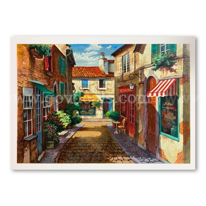 Anatoly Metlan, "Down the Street" Limited Edition Fine Art