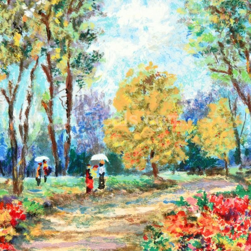 Dimitri Polak (1922-2008), "In the Park" Limited Edition Fine Art
