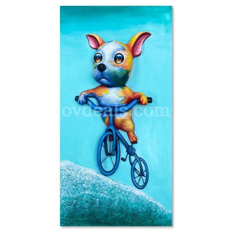 Wang, "Bike Psych" Limited Edition Fine Art