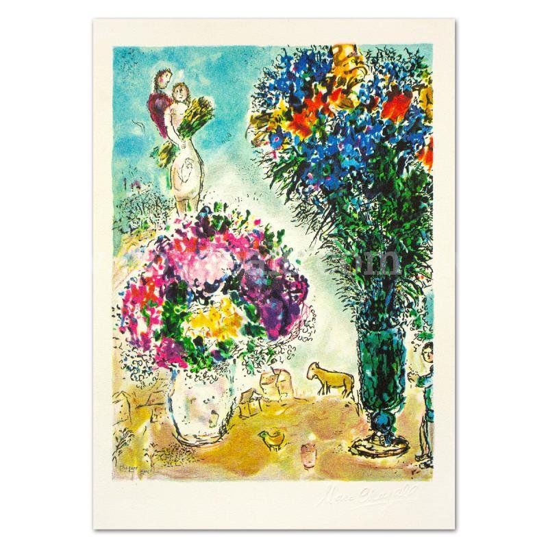 Marc Chagall (1887-1985), "La Gerbe De Ble" Limited Edition Fine Art
