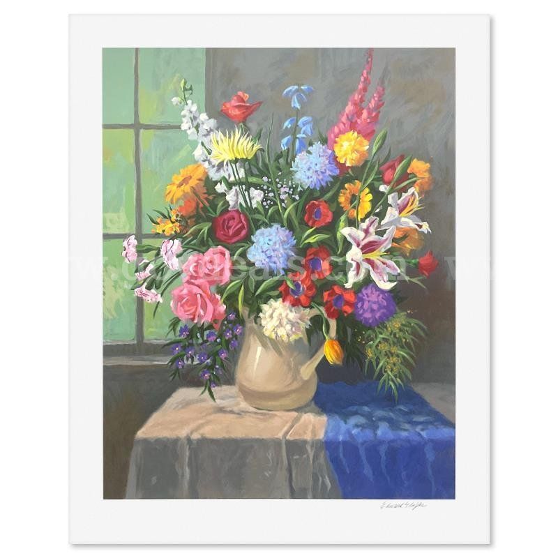 Edward Glafke, "Window Bouquet" Limited Edition Fine Art