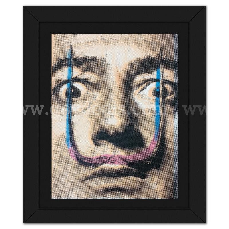 Steve Kaufman (1960-2010), "Dali's Mustache" Limited Edition Fine Art