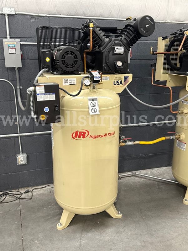 2 Ea. Ingersoll Rand Vertical Air Compressor