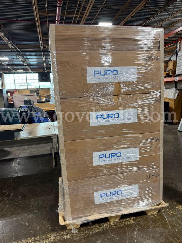 Lot of PuroAir Aurora UV Air Fan Professional High-Performance UV-C Air Purifier UNUSED