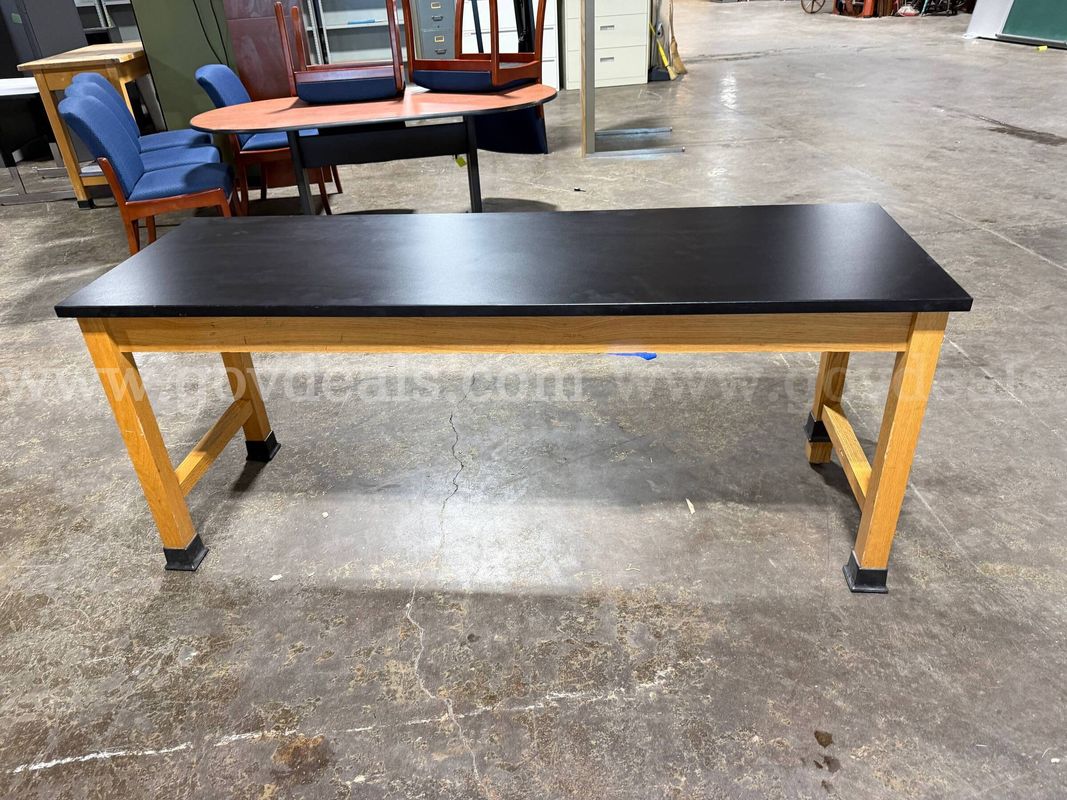 Large Wood Table Home Shop Business Garage Warehouse Work Storage