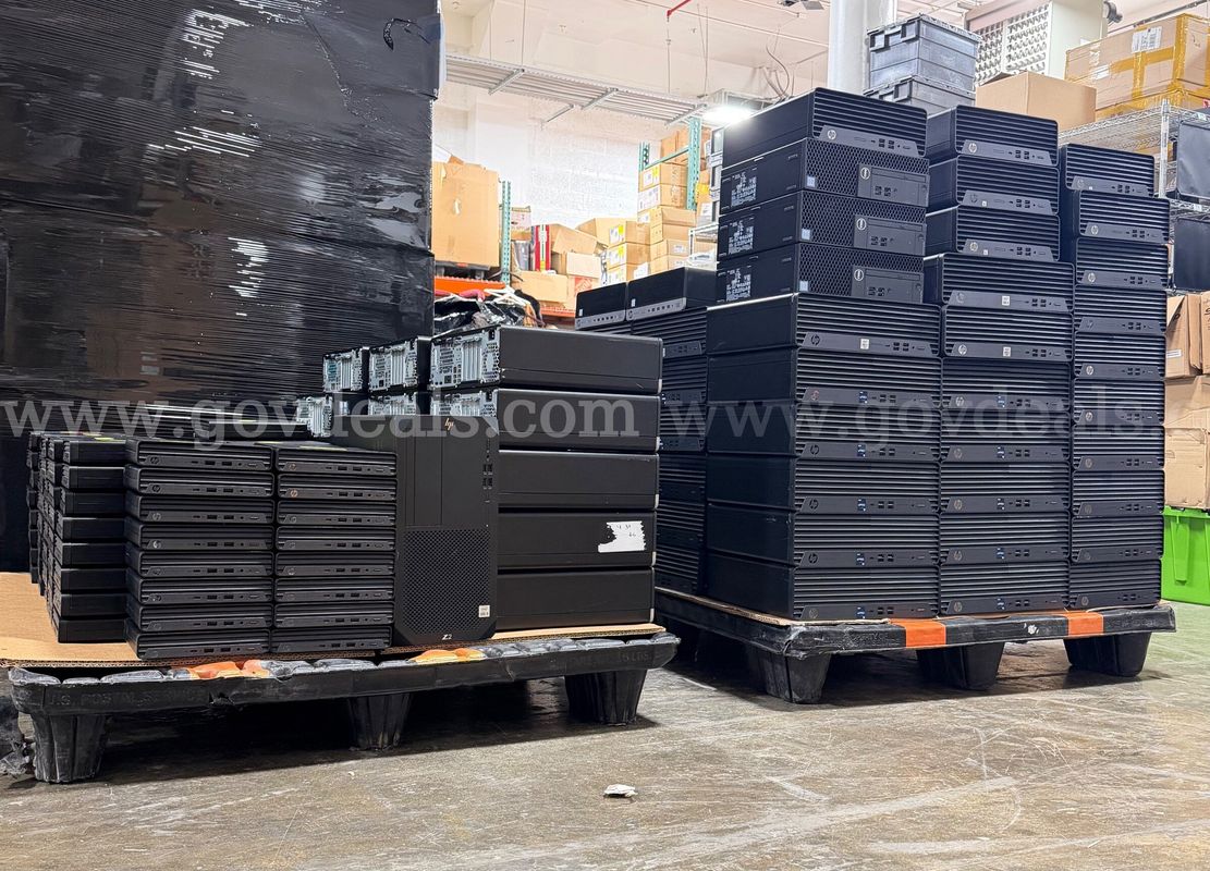Lot of 204 HP Desktops 6 to 12 Gen DDR4 & DDR5 See Attached PDF for Inventory Detail