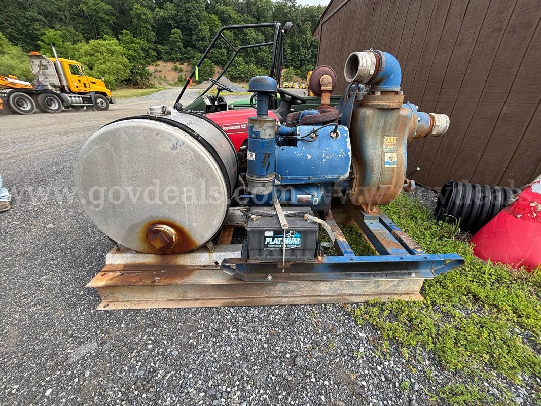 1966 Wisconsin / Gorman 35MT Water Pump – Skid Mounted – Runs & Pumps