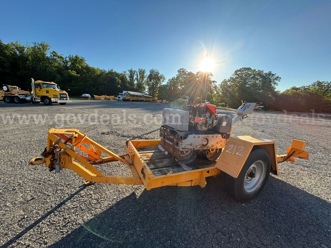 2007 Ingersoll Rand DX‑600X Roller w/ Flatbed Trailer – Non‑Vibratory