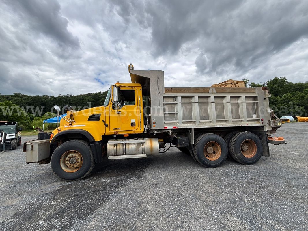 2006 Mack CV713 Granite Tandem Dump Truck- With Snow Equipment (Plow & Spreader)