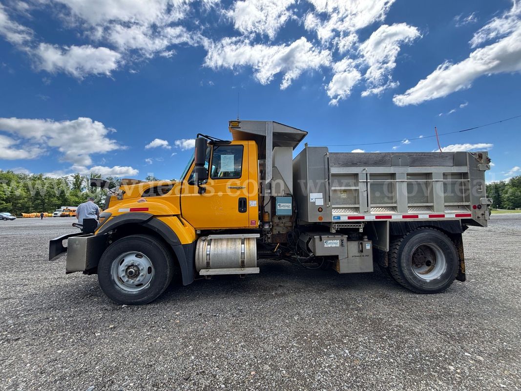 2013 International 7400 SFA Crew Cab Dump Truck- With Snow Removal Equipment