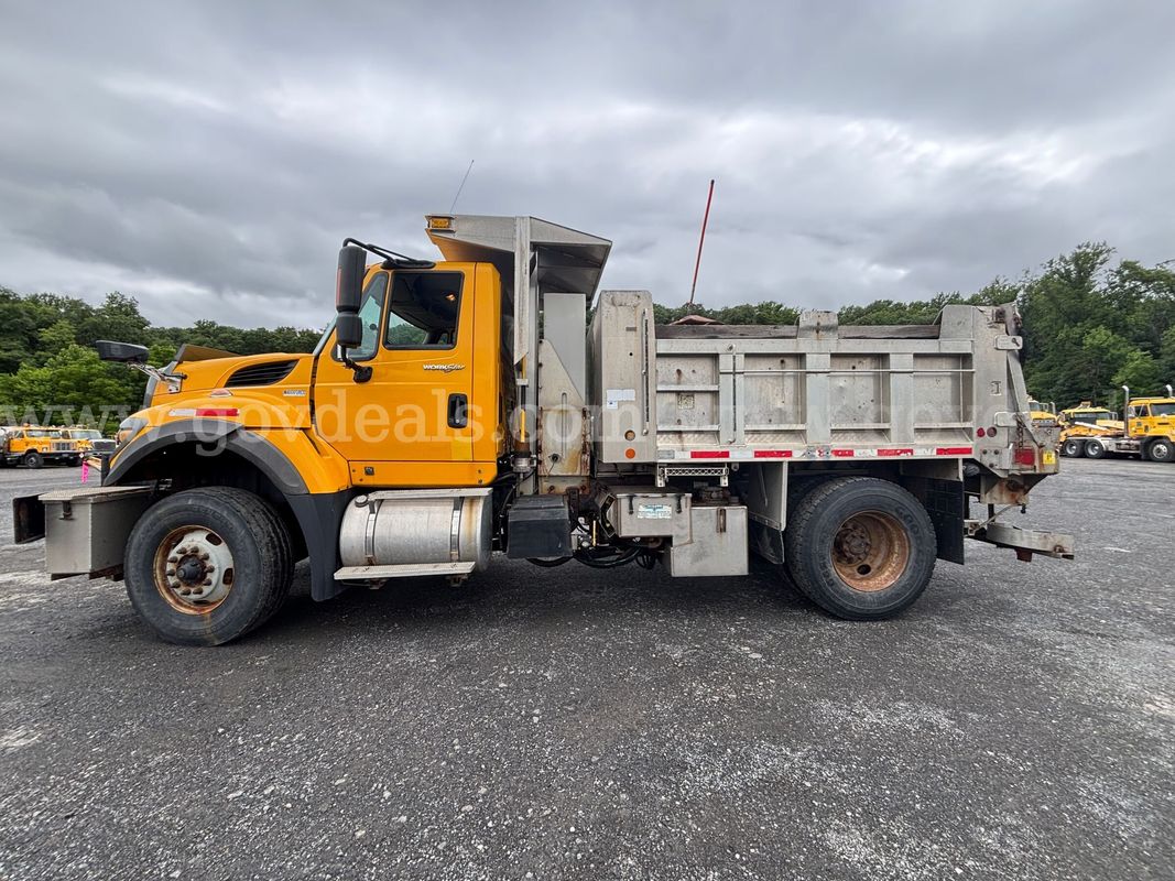 2011 International 7400 Dump Truck w/ Spreader & Tenco Plow