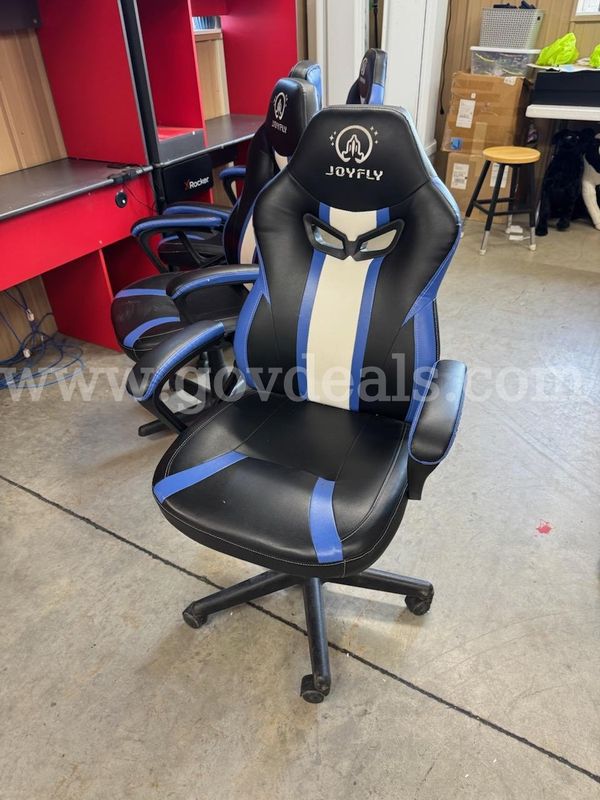 JOYFLY Black & Blue Gaming Chair