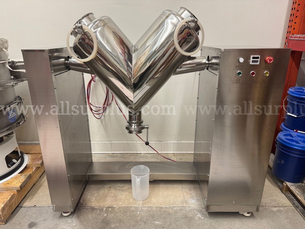 Stainless Steel V-Type Powder Blender / Mixer