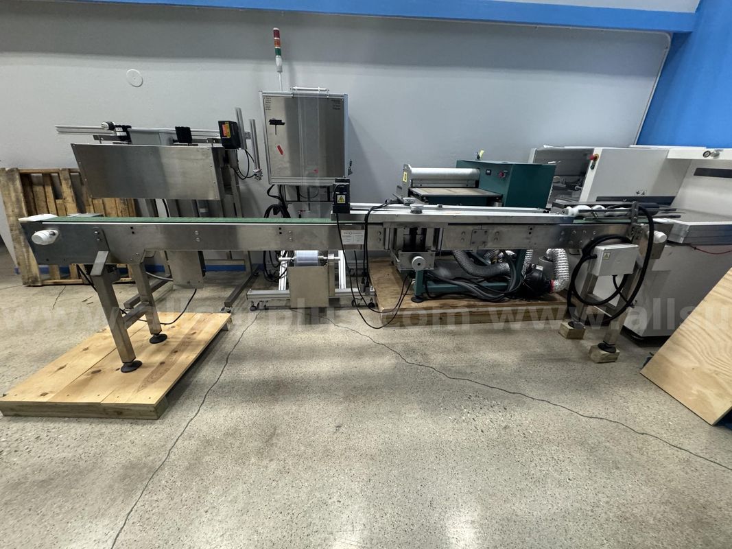Stainless Steel Conveyor System 12 ft x 5 ft, Multi-Motor Drive, Variable Speed