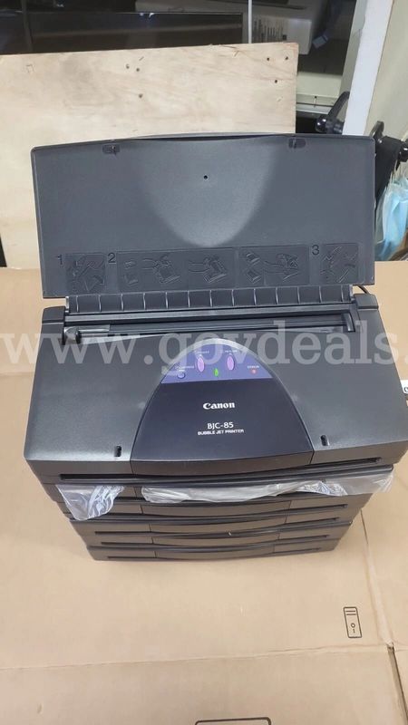 Lot of 6 Canon BJC-80 / BJC-85 Portable Color Bubble Jet Printers - AS IS