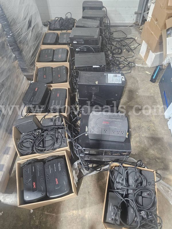Lot of Approximately 100 APC & Tripp Lite UPS Battery Backup Units – Various Models