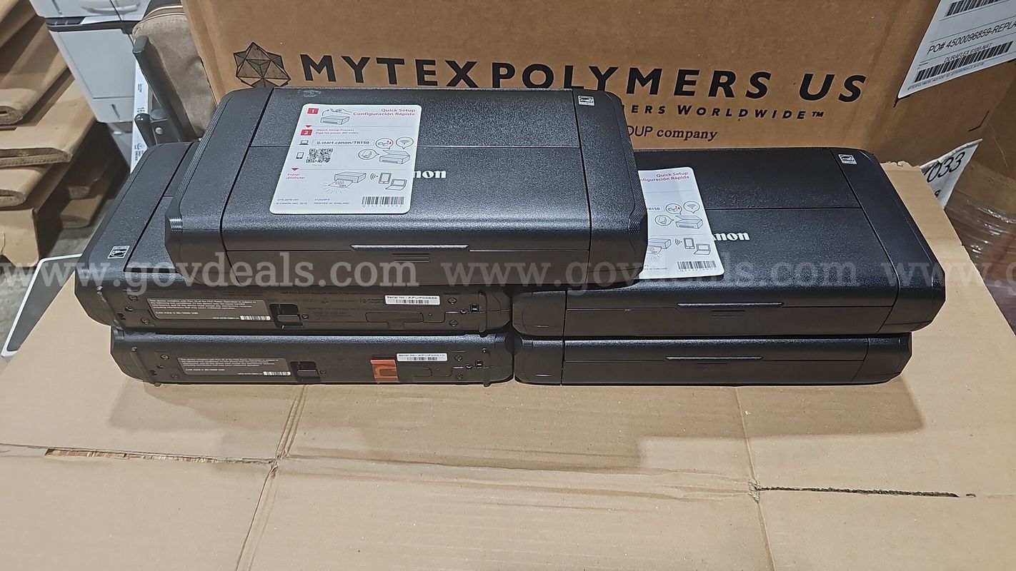 Lot of 17 Canon PIXMA TR150 Wireless Mobile Printers