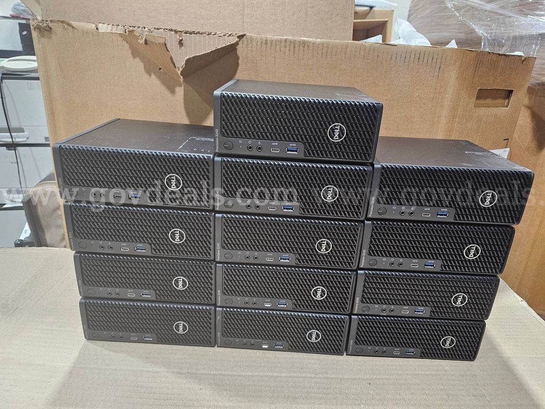 Lot of 13 Dell Precision3240 Compact Workstations – i7-10700 –32 GB – 512 GB NVMe – Quadro P10004GB