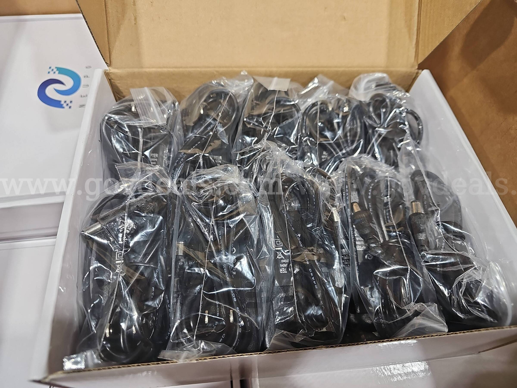 Lot of 160 New 48V Power Adapters – AC/DC – Bulk Lot