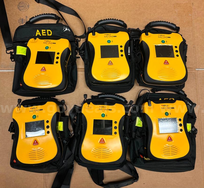 Lot of AEDs