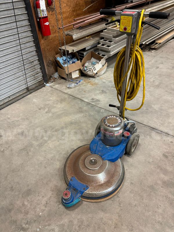 Lot of (1) Burnisher Machine