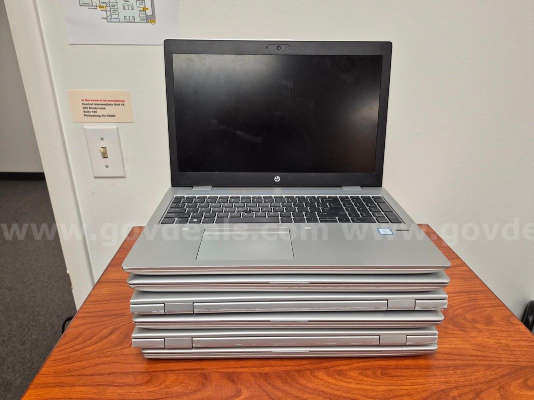 HP PROBOOK 650 G4 LAPTOPS - QTY SIX (6)