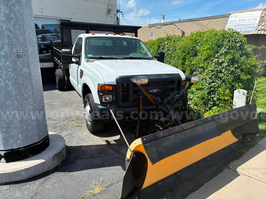 2008 FORD F-350 SD DUMP BED/SNOW PLOW RUNS AND DRIVES - SHIPPING AVAILABLE