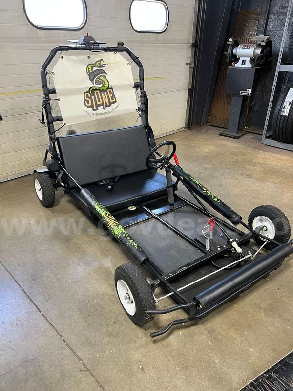 SIDNE Impaired Driving Electric Cart with Trailer.