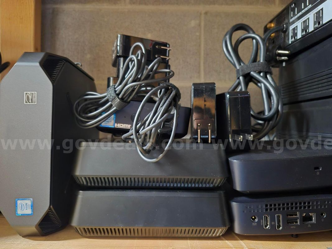 (5) ASUS MINI PCs, (1) HP MINI G3 WORKSTATION