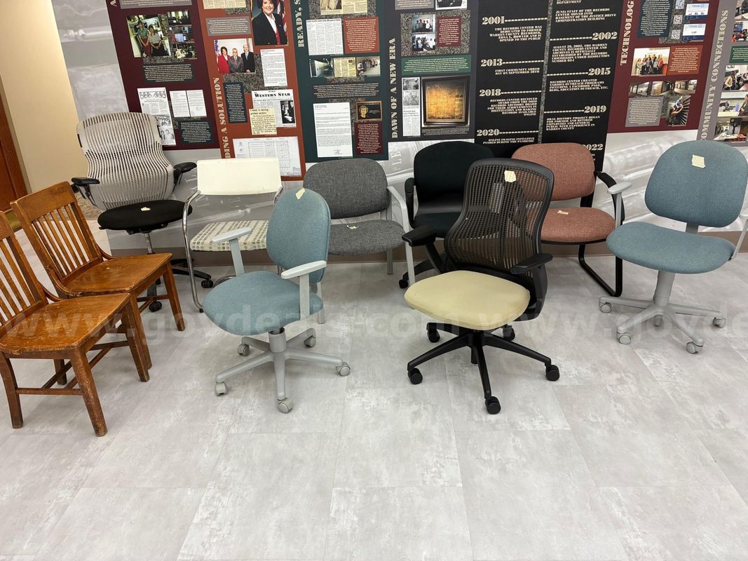 10 Assorted chairs