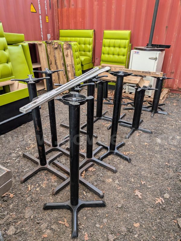 Lot of 6 - 40" Bar Height Table Bases