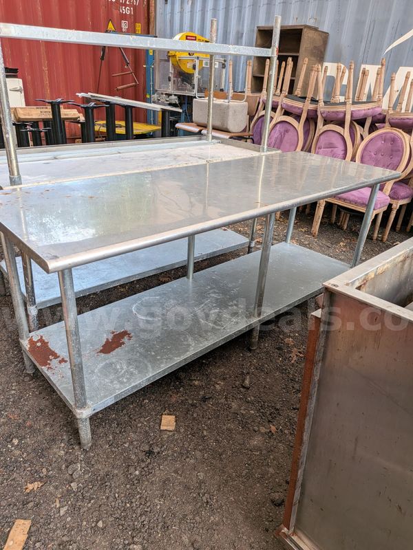7 ft Stainless Steel Table