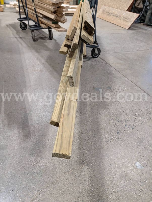 Assorted sizes of Pressure-Treated Boards and some misc pieces of lumber, has to be picked up by July 31, 2026