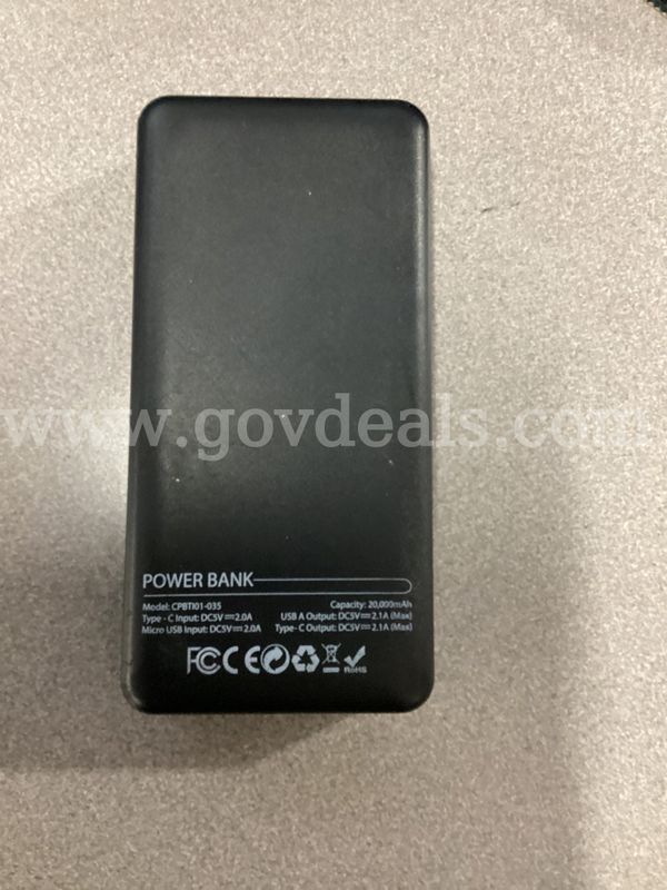 Ciao Tech 20,000mAh Portable Power Bank – Model CPBT101-035 (Black)