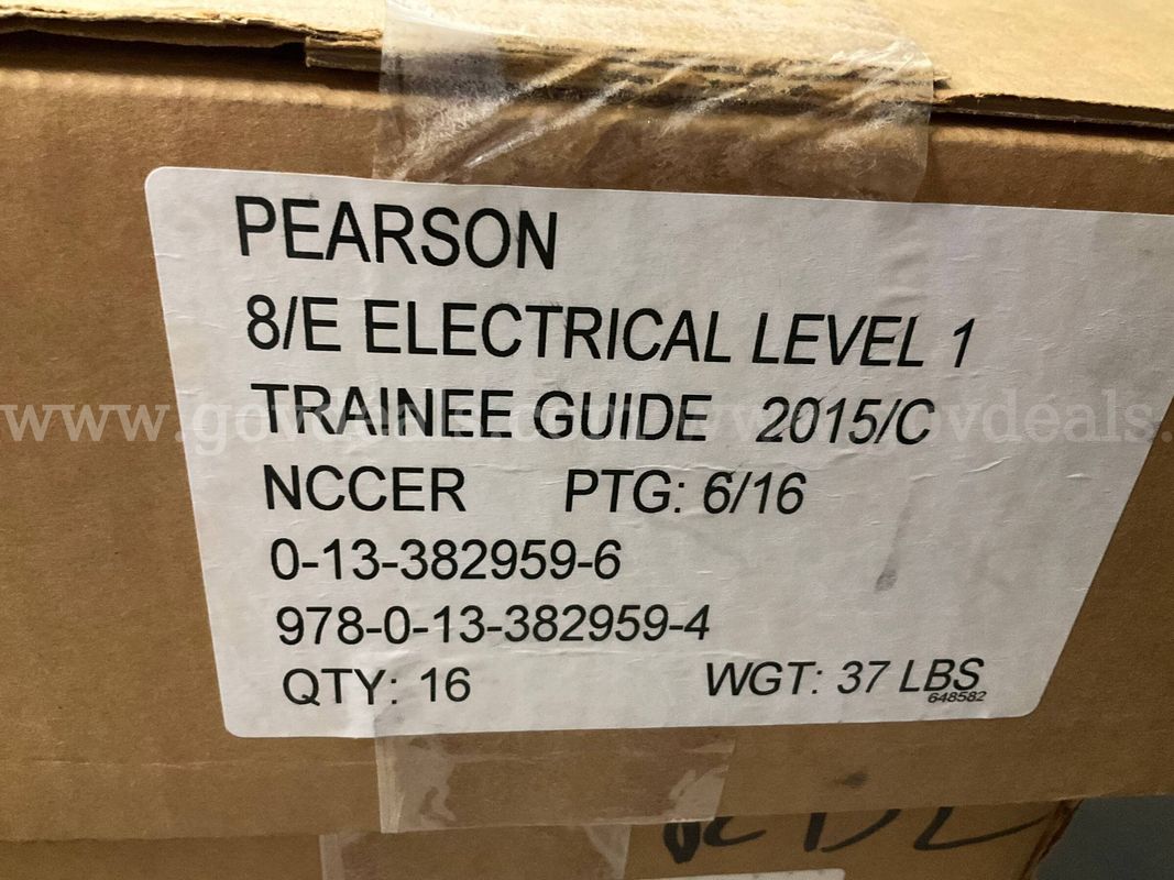 NCCER Electrical Level 1 Trainee Guide (8th Edition / 2014 NEC, 8/E Electrical Level 1 Trainee Guide 2015/C Lot