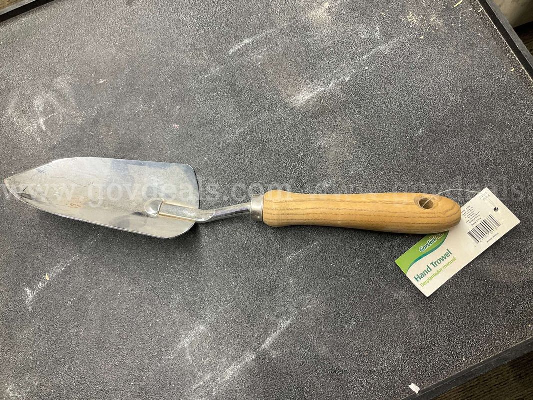Garden Plus Stainless Steel Hand Trowel with Wood Handle - New with Tag