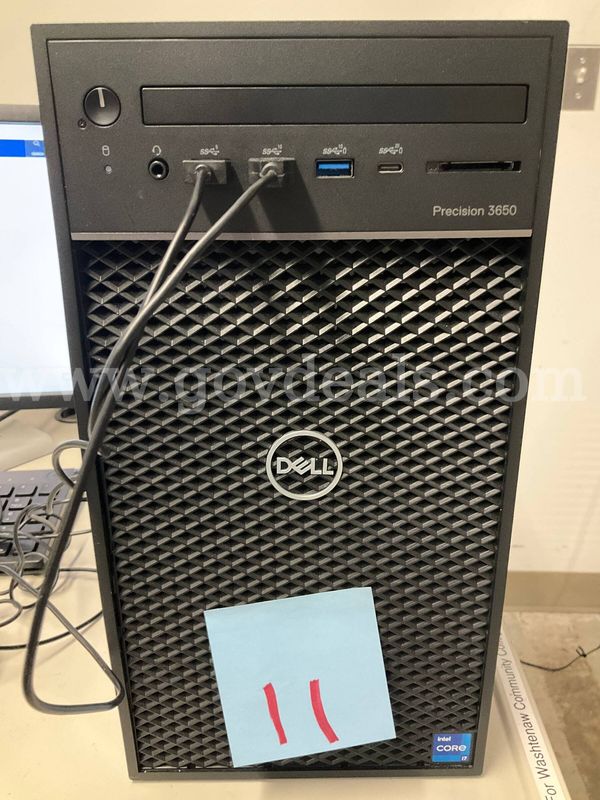 Dell Precision 3650 Tower Workstation - Intel i7-11700K | 32GB RAM | 1TB NVMe SSD DESKTOP ONLY NO OS