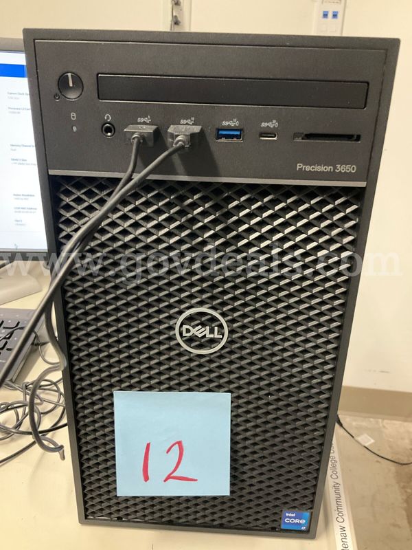 Dell Precision 3650 Tower Workstation - Intel i7-11700K | 32GB RAM | 1TB NVMe SSD DESKTOP ONLY NO OS