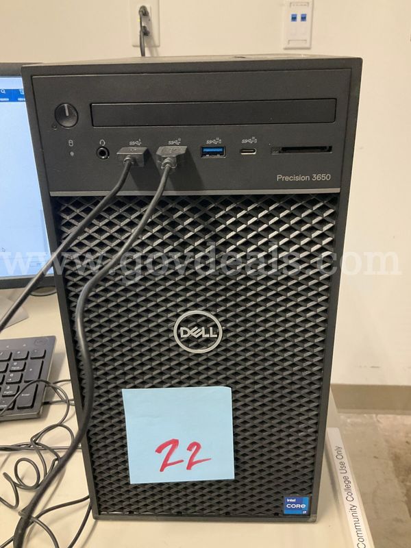 Dell Precision 3650 Tower Workstation - Intel i7-11700K | 32GB RAM | 1TB NVMe SSD DESKTOP ONLY NO OS