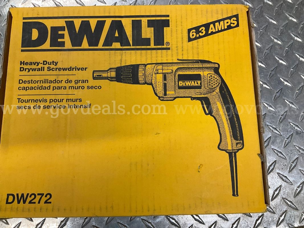 NEW IN BOX DEWALT DW272 6.3 Amp Heavy-Duty VSR Drywall Screwdriver / Screw Gun
