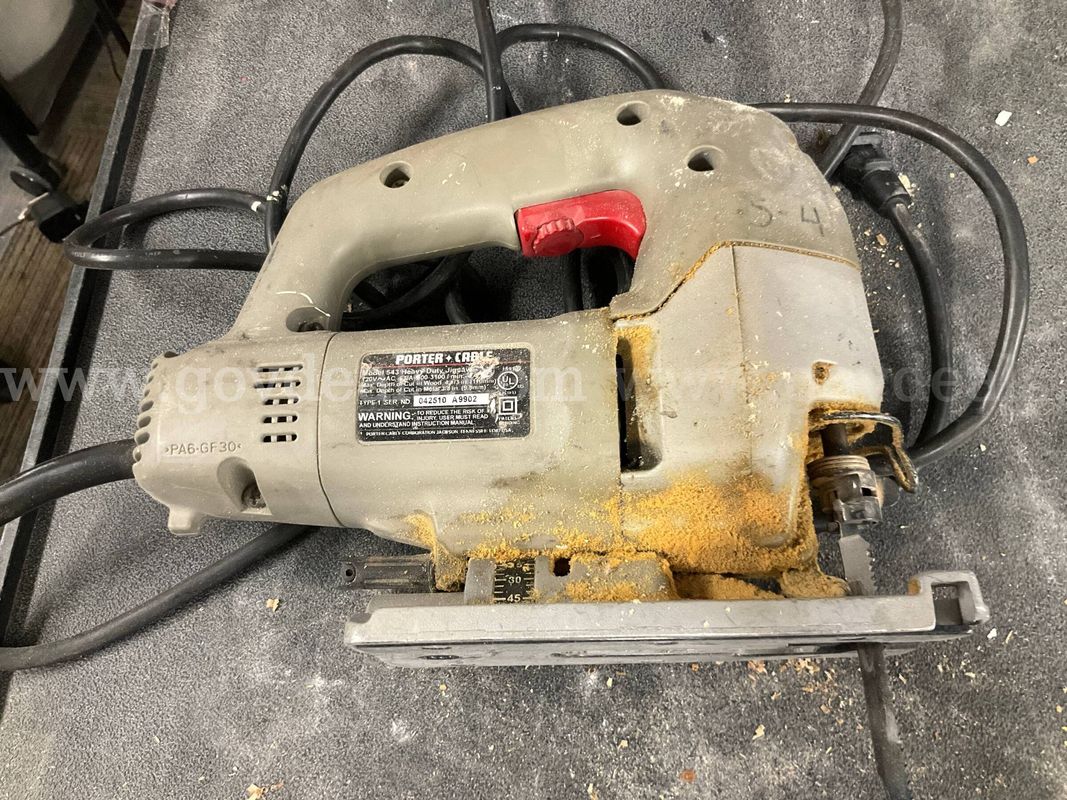 Porter-Cable Model 543 Heavy Duty Variable Speed Jig Saw - Corded