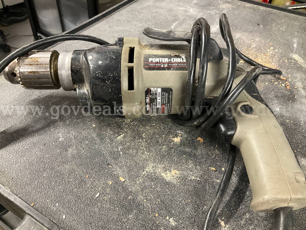 Porter-Cable 2611 1/2" Corded Drill - 7.0 Amp Variable Speed Reversible w/ Key