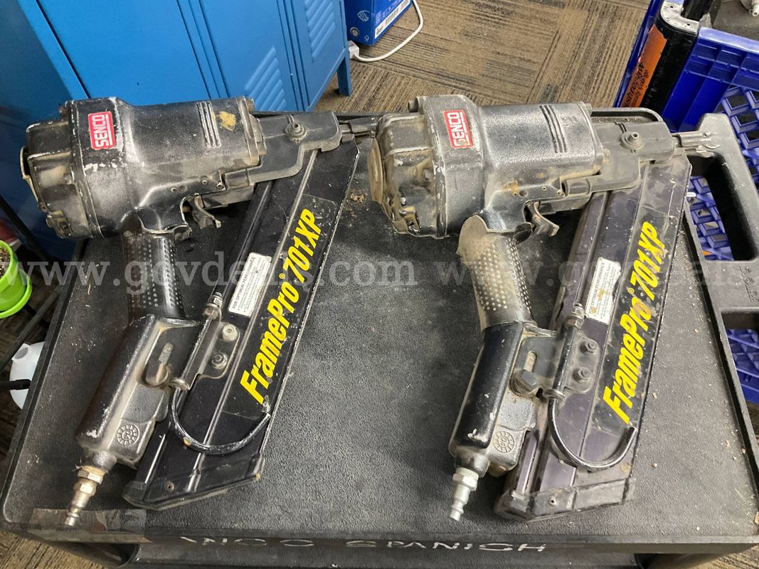 Pair of Senco FramePro 701XP Pneumatic Framing Nailers – 34 Degree