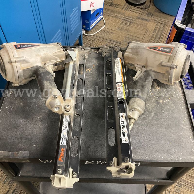 Pair (2) Paslode F250S-PP Metal Connector / Joist Hanger Air Nailers
