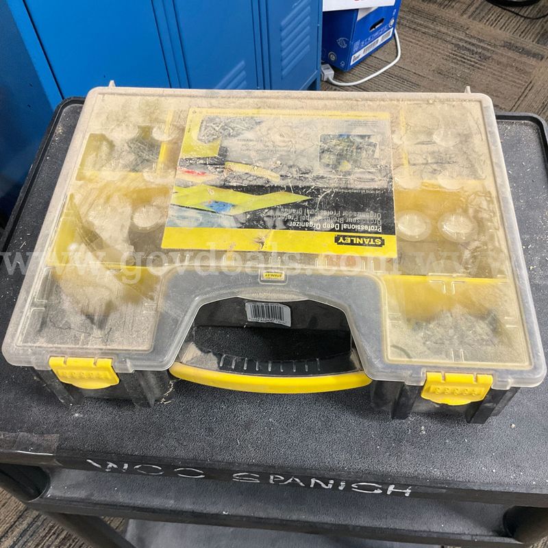 Stanley Professional Deep Organizer with Sorted Screws & Hardware Lot