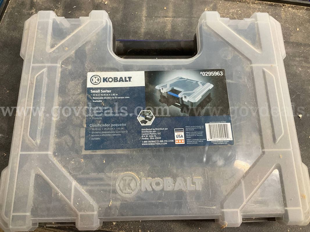 Kobalt Small Sorter Hardware & Small Parts Organizer Case (#0295963)