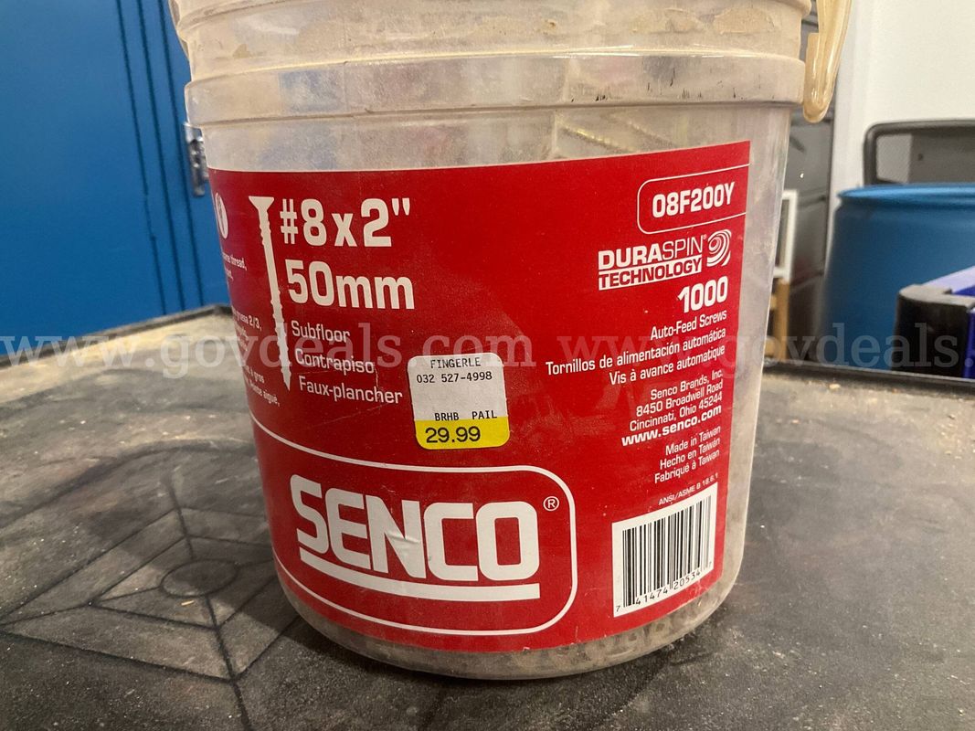 Senco DuraSpin 2" Auto-Feed Screws #8 x 2" (08F200Y)